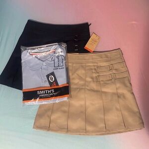 NEW Size 7 Girls Uniform Skort & Shirt